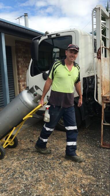 UNSURPASSED IN SERVICE: Jimboomba Gas's Stuart Uhlmann has an unblemished record after 250,000 gas deliveries made.
