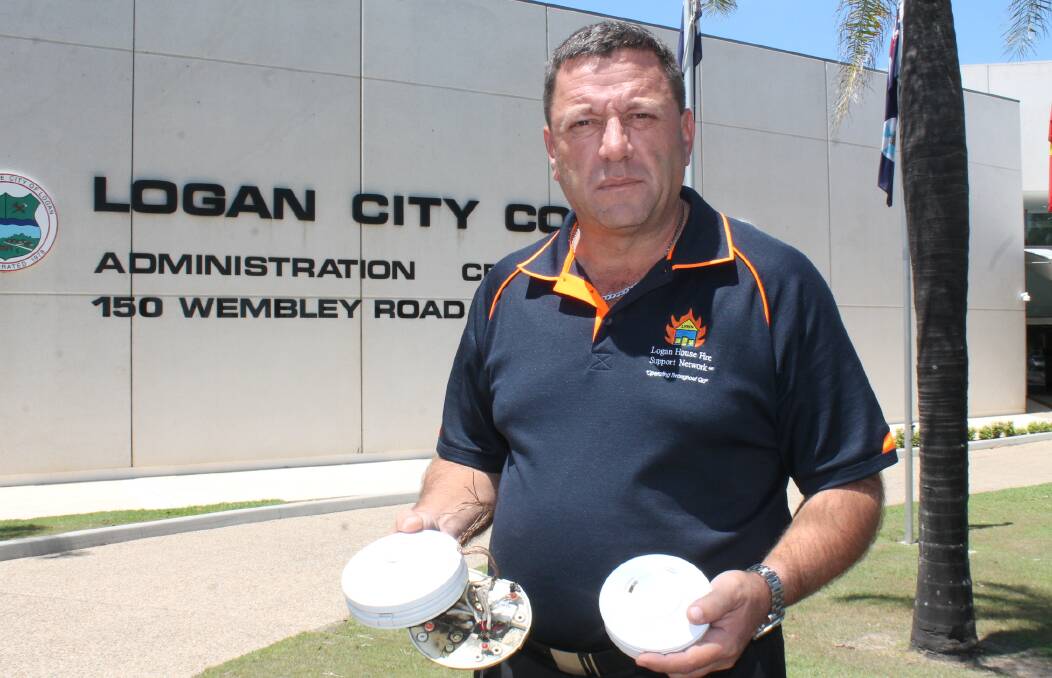 ACTION NEEDED: Louie Naumovski says the state government must act to make photoelectric smoke alarms mandatory in Queensland.