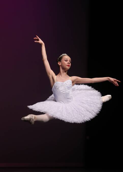 BALLET: Abbey Hansen will compete in the Youth American Grand Prix in April, 2018.