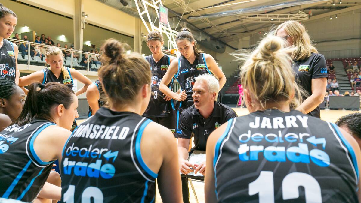 Gone: The Shane Heal coached South East Queensland Stars have ceased operations and will not be competing in the WNBL.