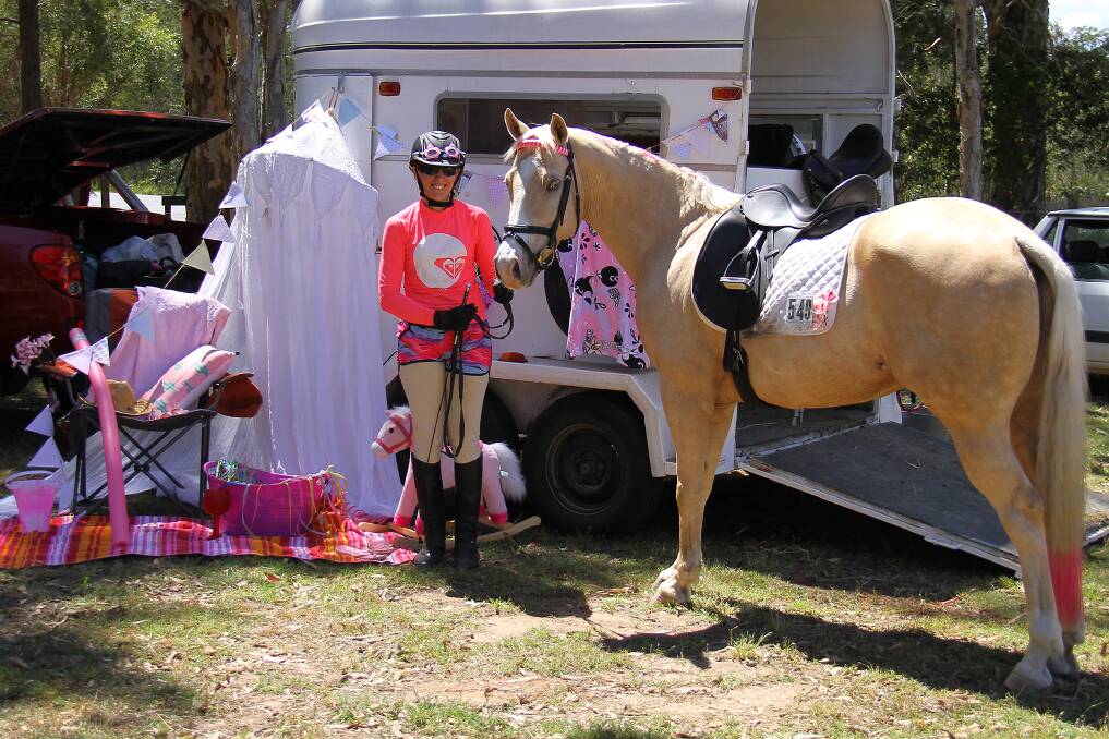Melissa Forrest at PRARG's fun day on Sunday. Photo by Belinda Trapnell - Trapnell Creations.