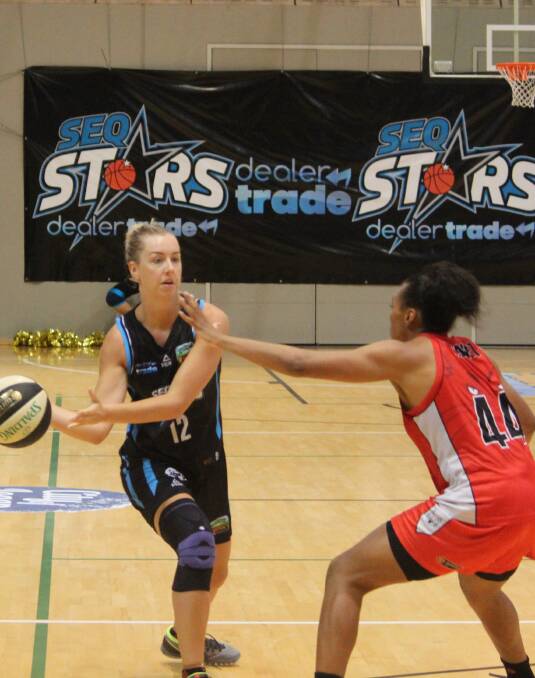 Leader: Stars co-captain Rachel Jarry was a consistent performer on the Stars road trip scoring 12 points against both Perth and Adelaide.