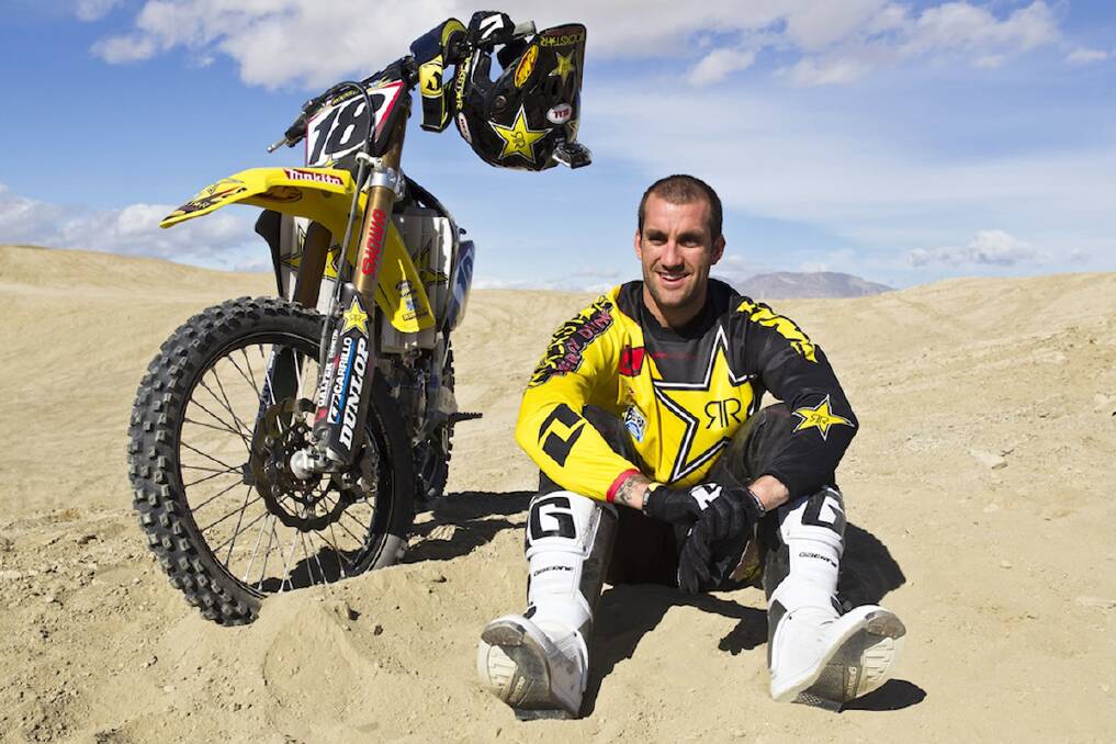 Star: American Supercross star Davi Millsaps is headed to Jimboomba to compete at the first round of the Australian Supercross Championships. Image courtesy of Davimx.com.