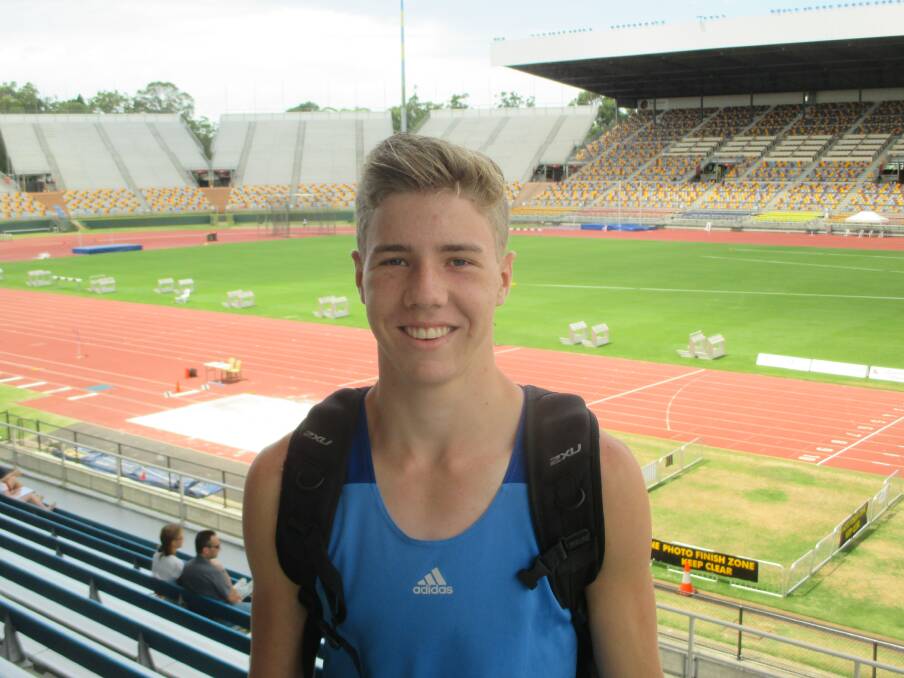 Ashley Moloney won the under 18 pole vault and two silver medals