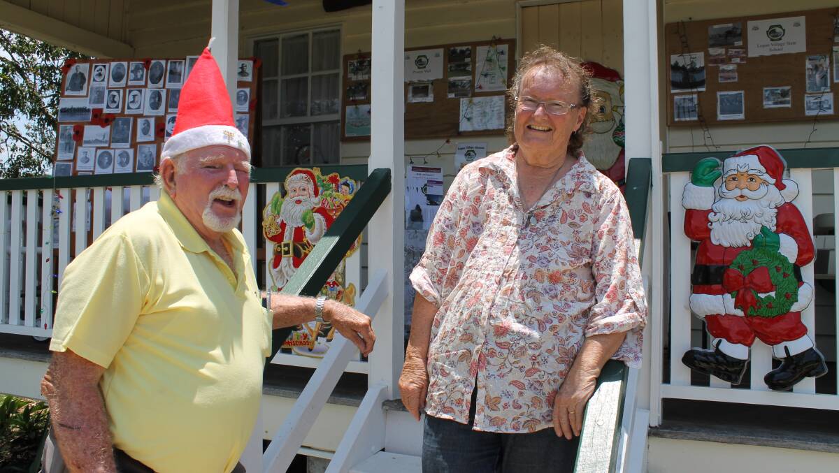 COME ONE COME ALL: Logan Village Museum treasurer Bob Ryan and secretary Coralyn Cowin are looking forward to hosting the museum's first Christmas carols event.