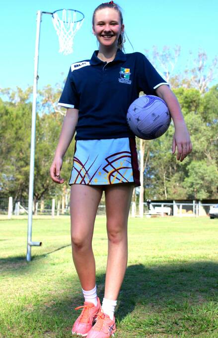 ACHIEVEMENT: Lori Barron, 13, is set to represent Australia in the 2017 Junior Indoor Netball World Series. Photo: Louise Starkey