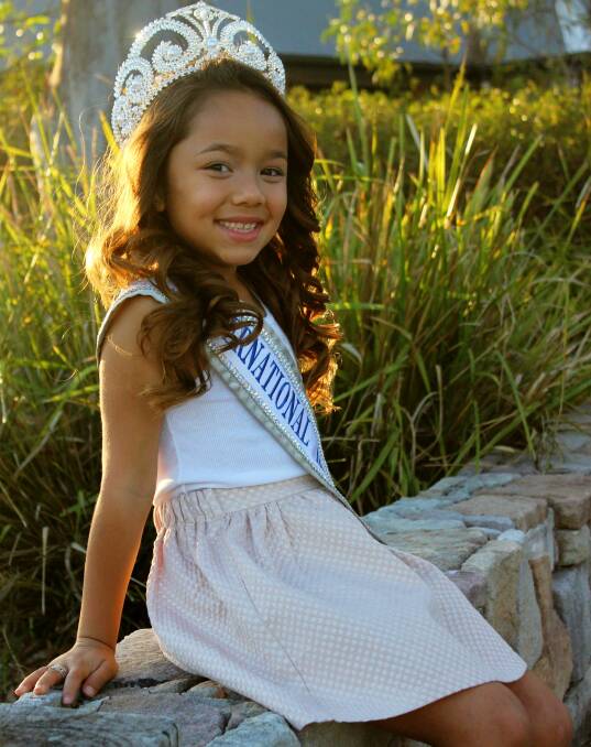 BEAUTY QUEEN: Flagstone State School student, Ayva Yoeub, climbs the ladder in the world of pageantry. Photo: Louise Starkey.