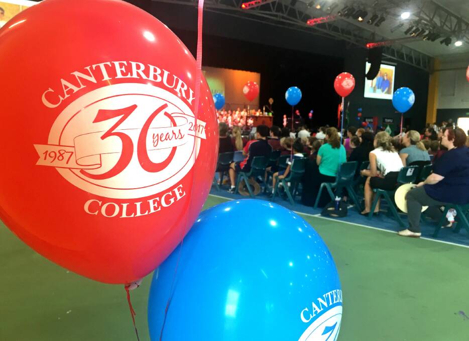 CELEBRATION: Canterbury College has offically marked 30 years of providing education across the district.