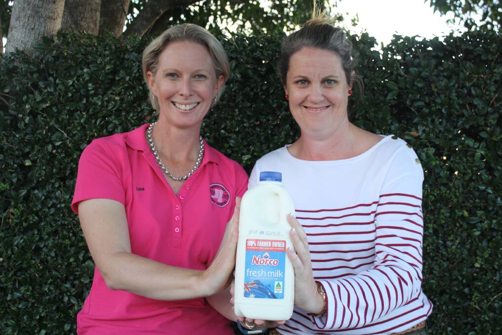 Lisa Harrison and Rachel Rohan launched a new campaign to support Scenic Rim Farmers.
