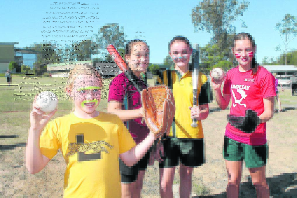 Jimboomba State School softballers Bella Smith, Shauna Dawson, Brianna Delf and Jasmine Barry are looking forward to heading to the upcoming state titles in Bundaberg.