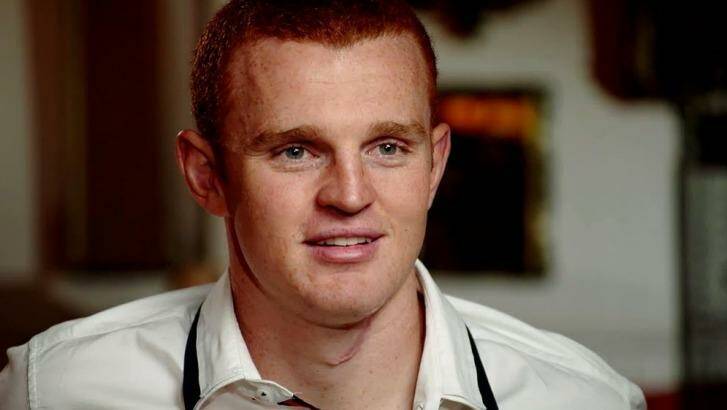 Alex McKinnon, who spoke to <i>60 Minutes</i> on Sunday can now stand for short periods of time. Photo: 60 Minutes