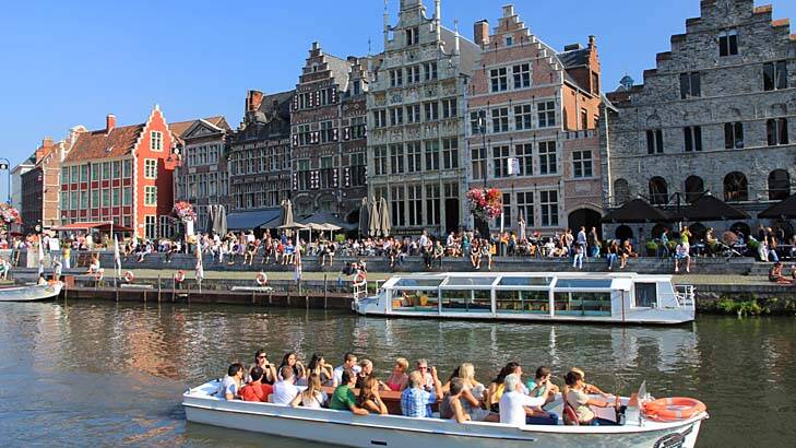Rich history: Ghent waterways. Photo: flickr.com