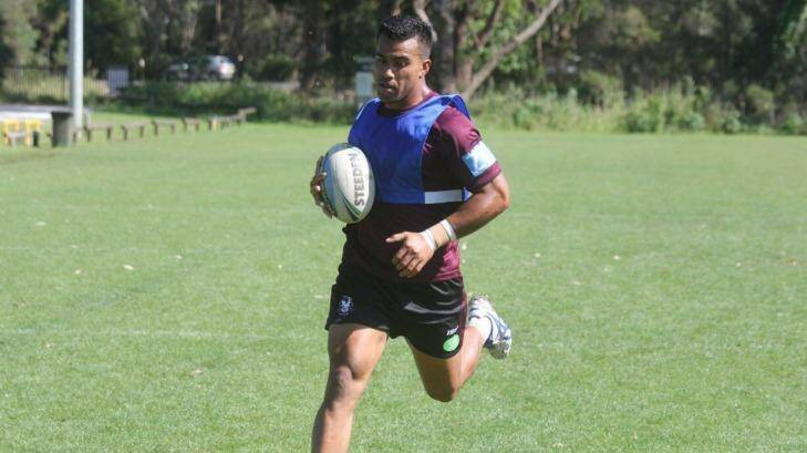 Northern exposure: Halauafu Lavaka is hoping to see some NRL action at Manly.