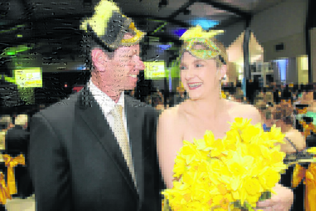 Lauren Charlton and her husband Jason won the best dressed award at the Daffodil Ball in Jimboomba  
last year.