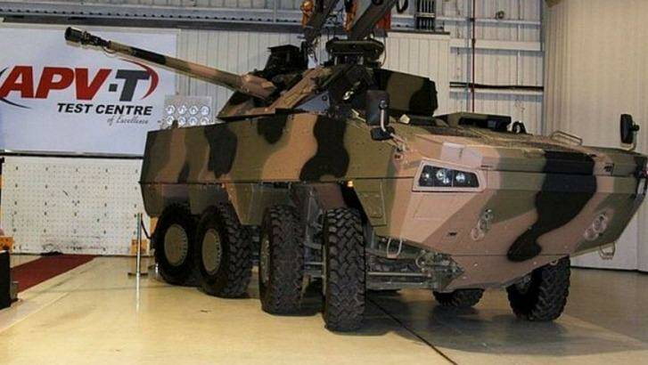 The AMV35, a design by BAE Systems, the second company bidding for the contract. Photo: Supplied