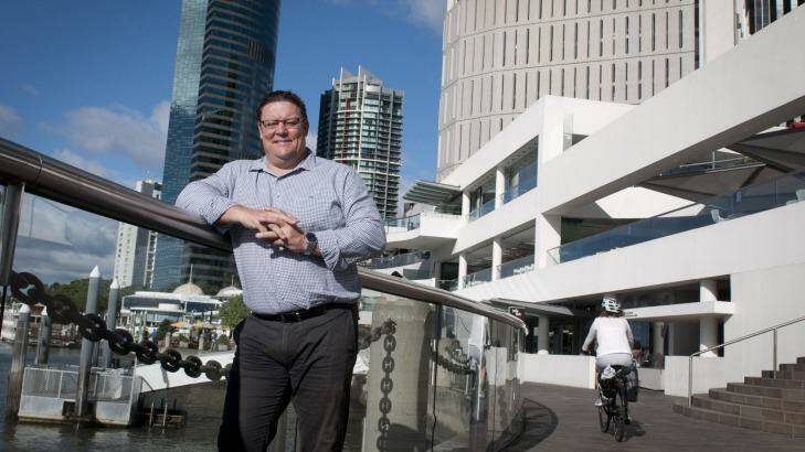 Senator Glenn Lazarus is keen to make his own name, well removed from Clive Palmer. Photo: Robert Shakespeare