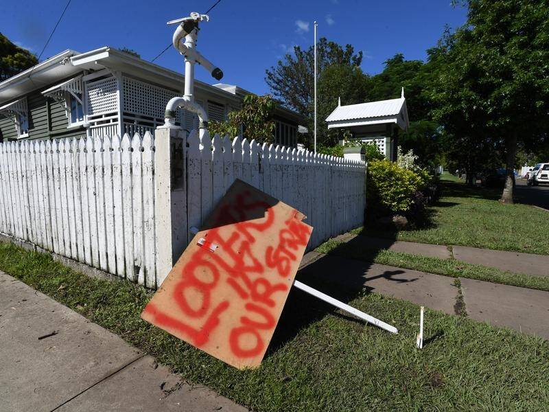 Flood-damaged Queensland properties have been targeted by opportunistic thieves.