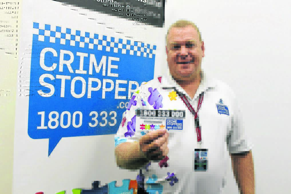 Logan Beaudesert Crime Stoppers chairman Andrew Jones is encouraging people to report any information about crime to Crime Stoppers.