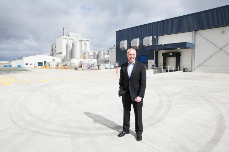 Fonterra Australia chief executive Ren???? Dedoncker at the dairy co-operative's cheese factory in Stanhope, Victoria.