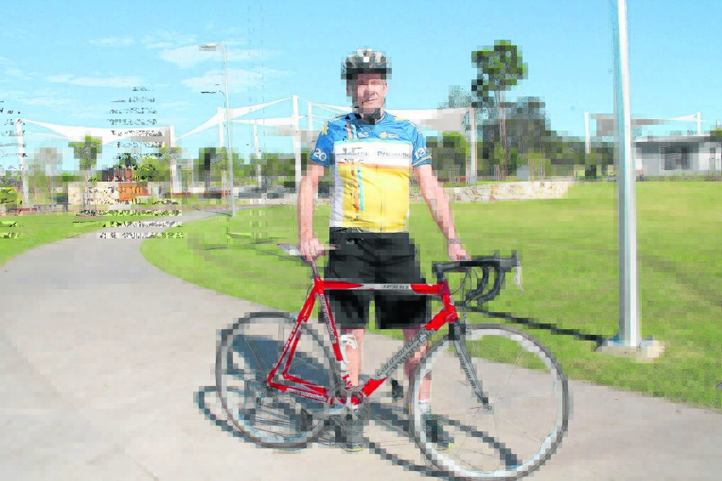 Yarrabilba resident and keen cyclist Ray McCabbin is looking forward to saddling up for the Yarrabilba Festival of Cycling this Saturday and Sunday.