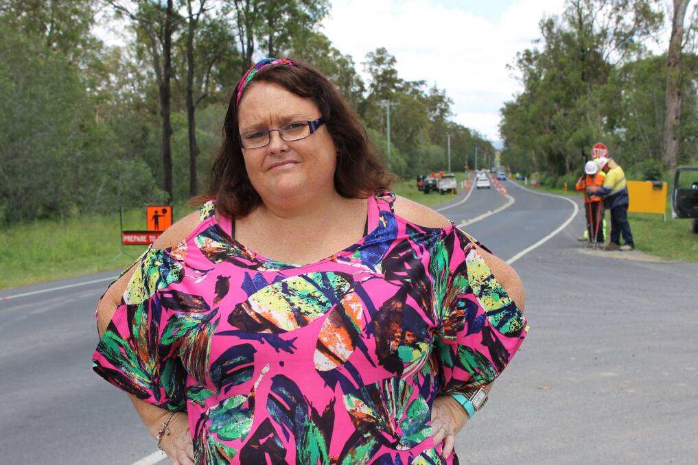 Flagstone resident Donna Potts has criticised the road works on Cusack Lane.