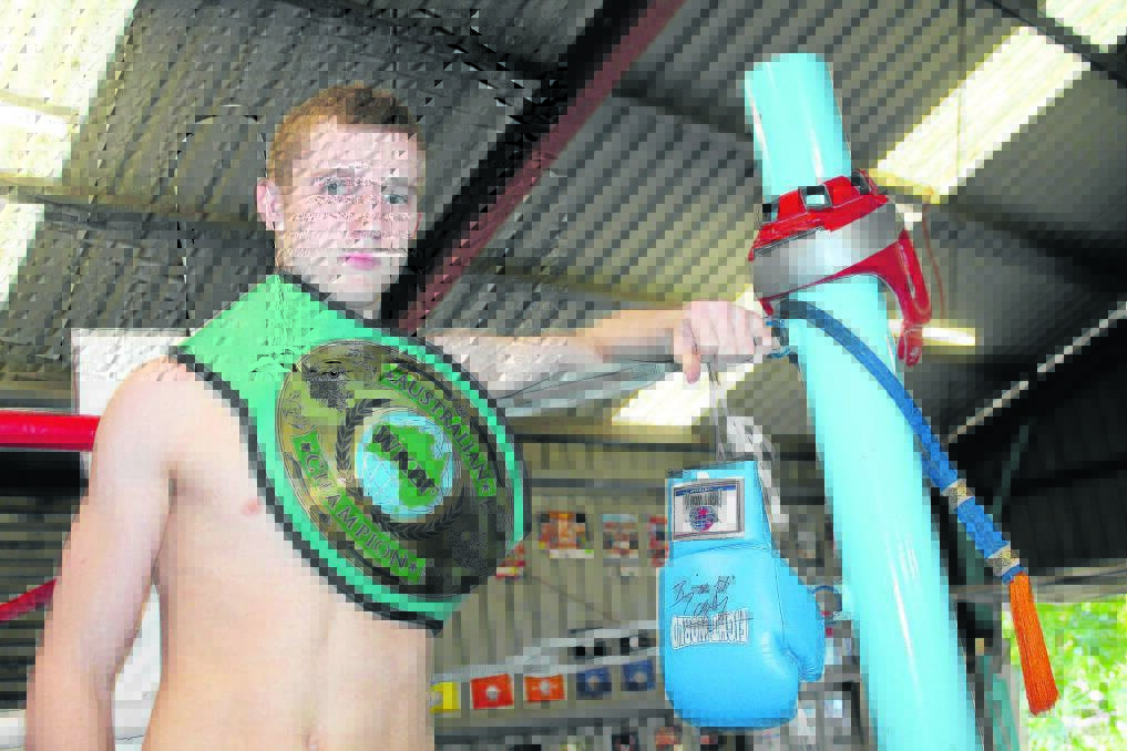 Munruben-trained martial artist Dylan Pollock is over the moon after securing an Australian championship from a knock-out win recently.