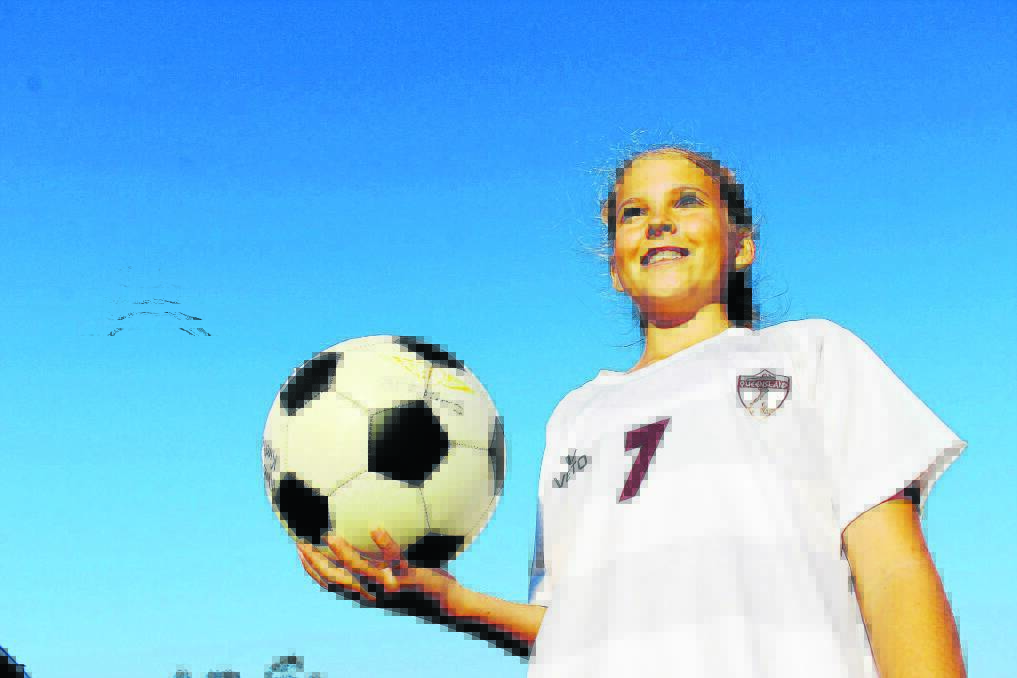 Jimboomba's Rachel Kirchner, 13, has been selected to represent Australia in futsal.