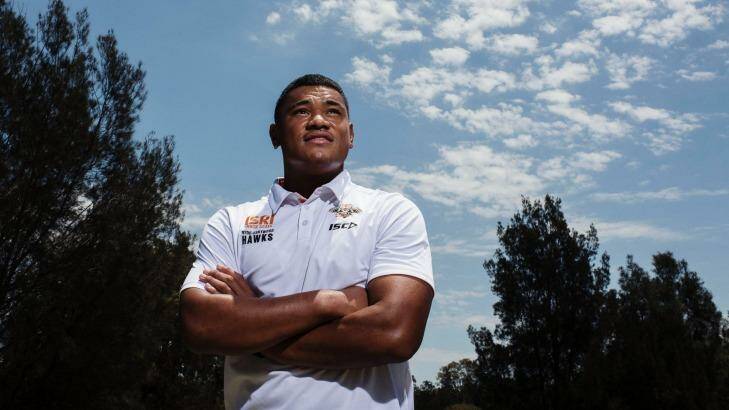 Debut Tiger: Moses Suli will run out against South Sydney on Friday night. Photo: Christopher Pearce