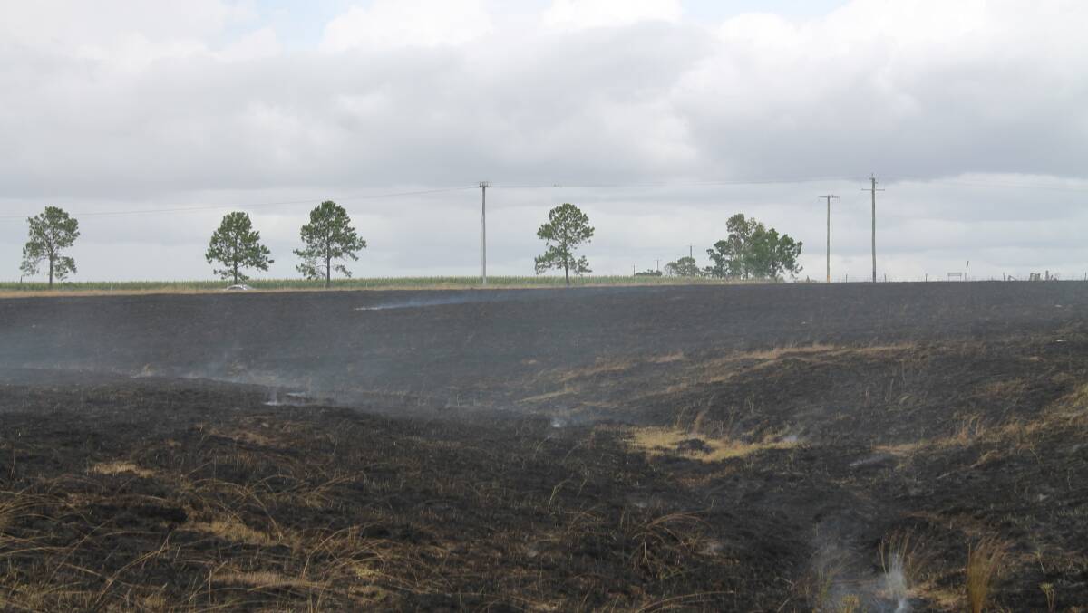 Queensland Rocketry Society members, neighbouring farmers and crews from Jimboomba urban and rural fire brigades fought to control a grass fire sparked at a rocket launch event at Cedar Grove. 