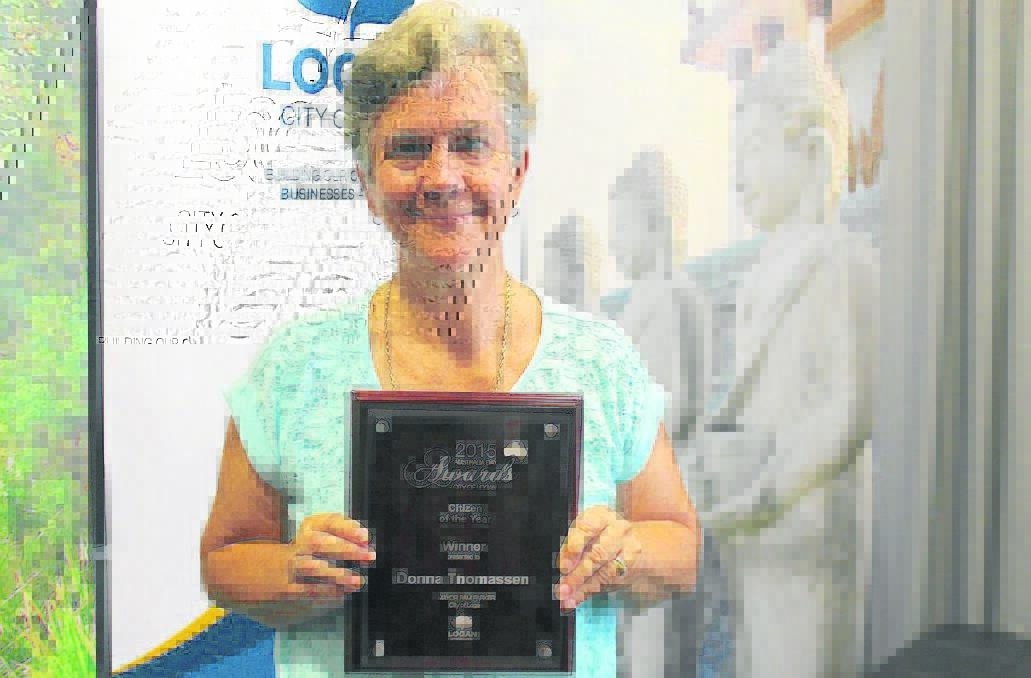 Donna Thomassen is Logan’s Citizen of the Year for 2015.