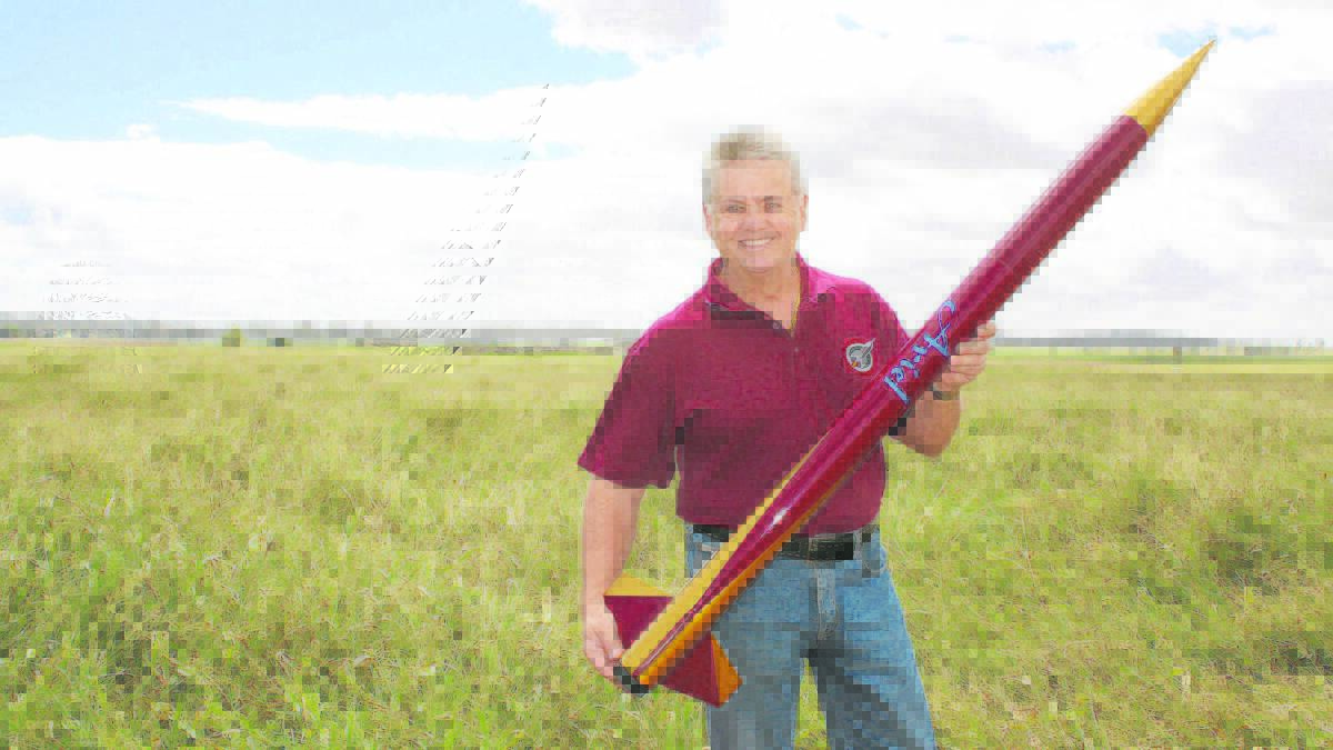 Queensland Rocketry Society public relations officer Ari Piirainen.
