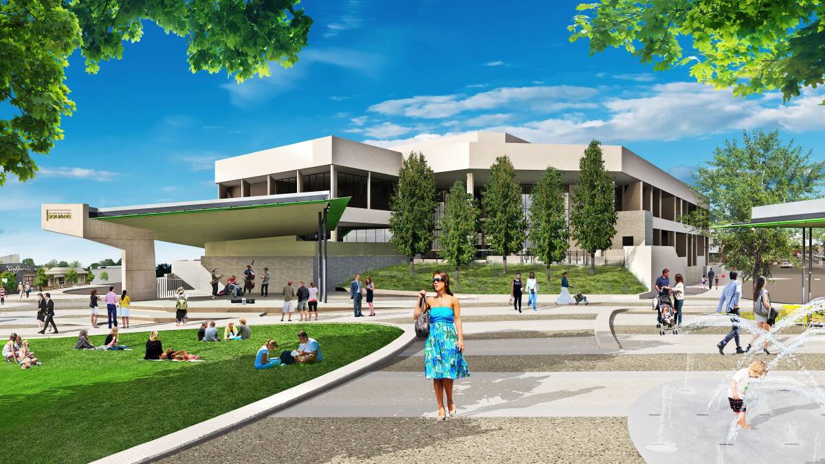 The State Government has provided $1.5 million for a remodelling of the exterior of the Southern Districts Courthouse in Beenleigh. Pictured: An artist's impression of the new courthouse exterior.