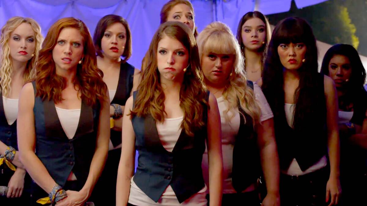 The stars of Pitch Perfect 2.