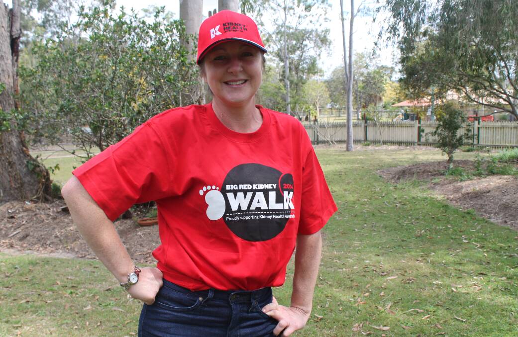 Greenbank woman Fiona Murray will lead a local team in Brisbane's first Big Red Kidney walk this weekend.