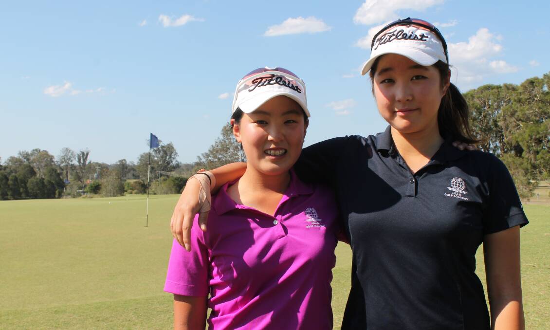Hills Golf Academy students Jiwon Jeon and Yurim Chim will represent Australia at the 2014 Beijing Junior Open in China this week.