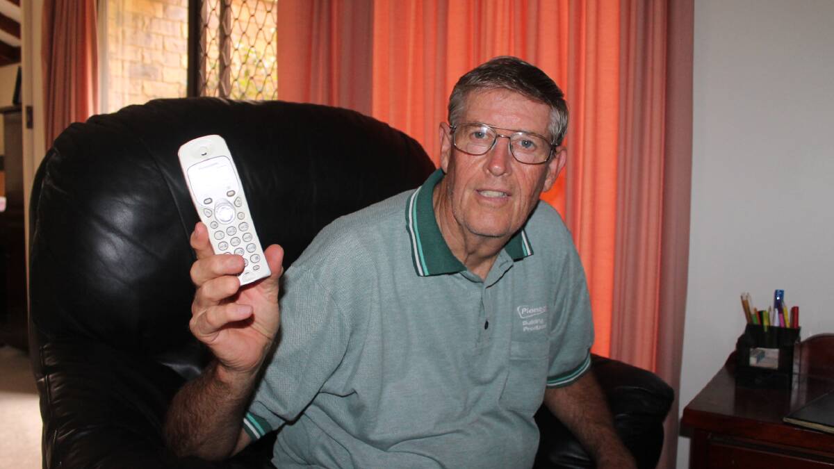 Stockleigh man Alan Tibbett was offered $7000 in government refunds last week when he answered a call from scammers pretending to be from the 'reclaim finance department'.