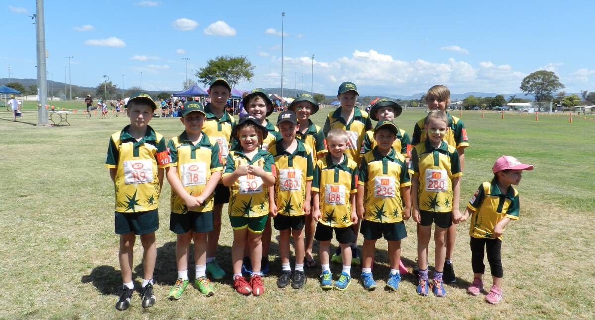 The Jimboomba Little Athletics members who competed at the Laidley carnival at the weekend.