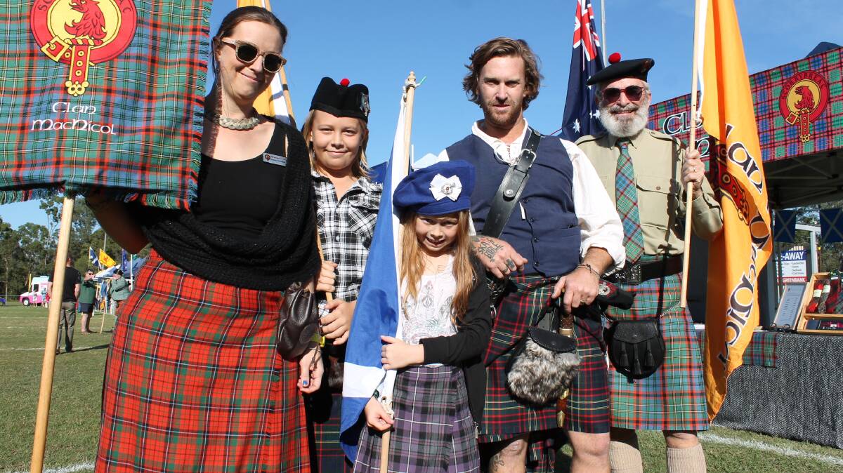 The Scottish Clans Congress of Queensland was out in force at Greenbank.