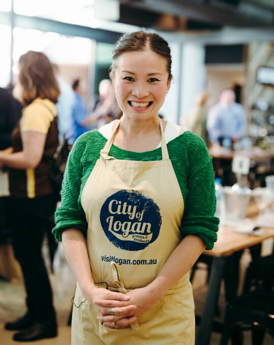 LOGAN AMBASSADOR: Celebrity chef and SBS cooking show host Poh Ling Yeow at the Beenleigh Rum Distillery. Photo: Supplied