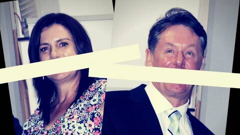 TAPED MOUTHS: Councillor Lisa Bradley and Councillor Darren Power staged a silent protest at Logan City Council's ordinary meeting of councillors this week.