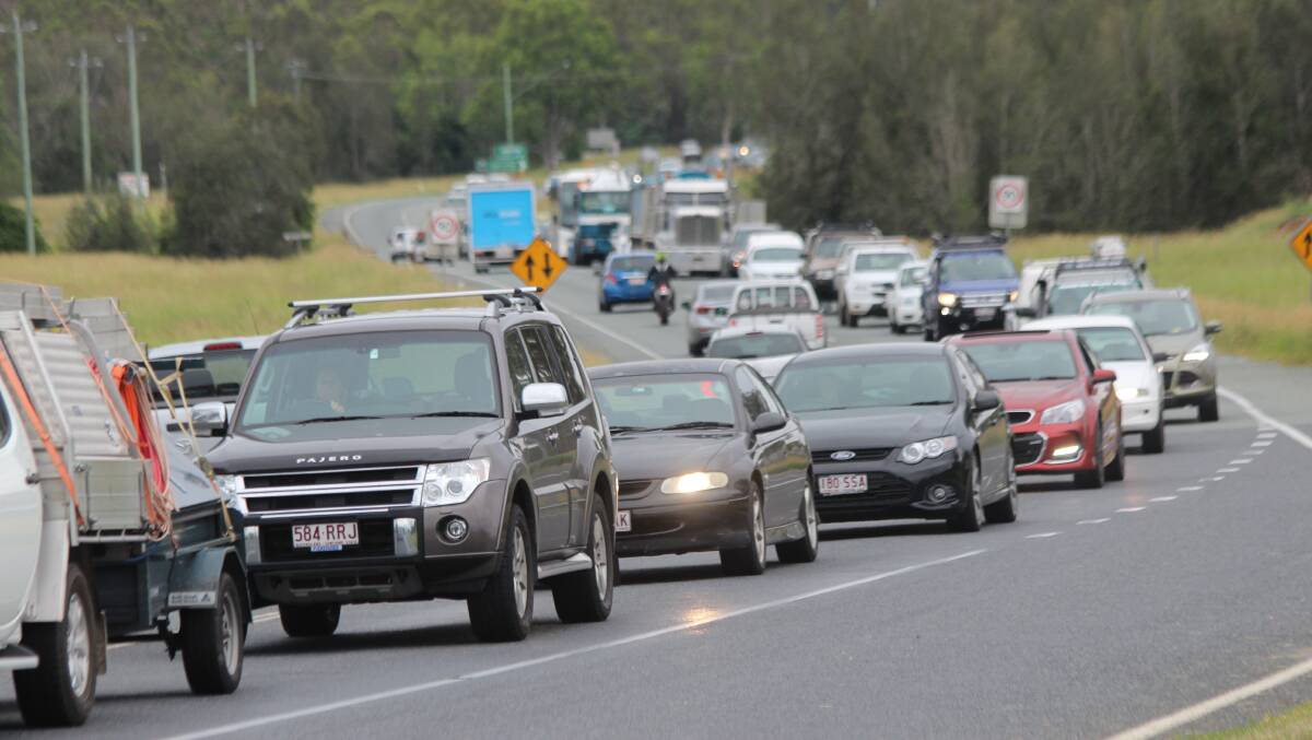 GO SLOW: Jimboomba's heavy traffic is being blamed on historic under-funding. 