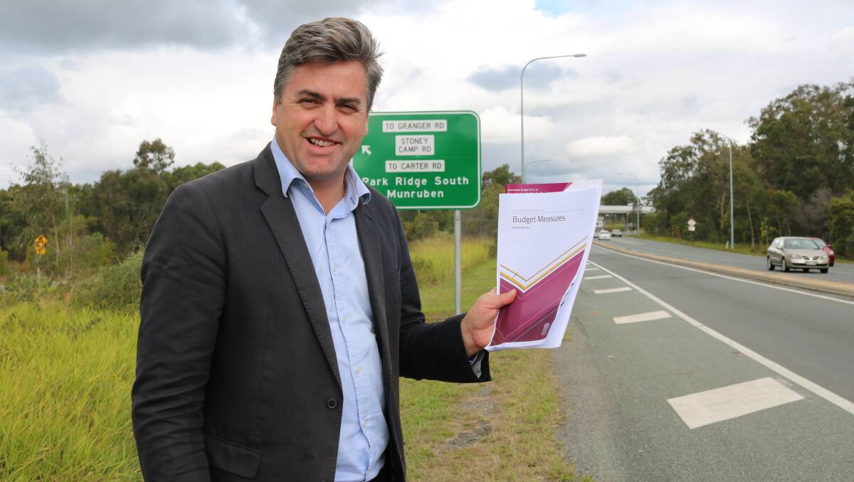 STATE FUNDS: Member for Logan Linus Power welcomes the Palaszczuk government's commitment of an extra $20 million for a four-lane upgrade to another section of the Mount Lindesay Highway. Photo: Supplied