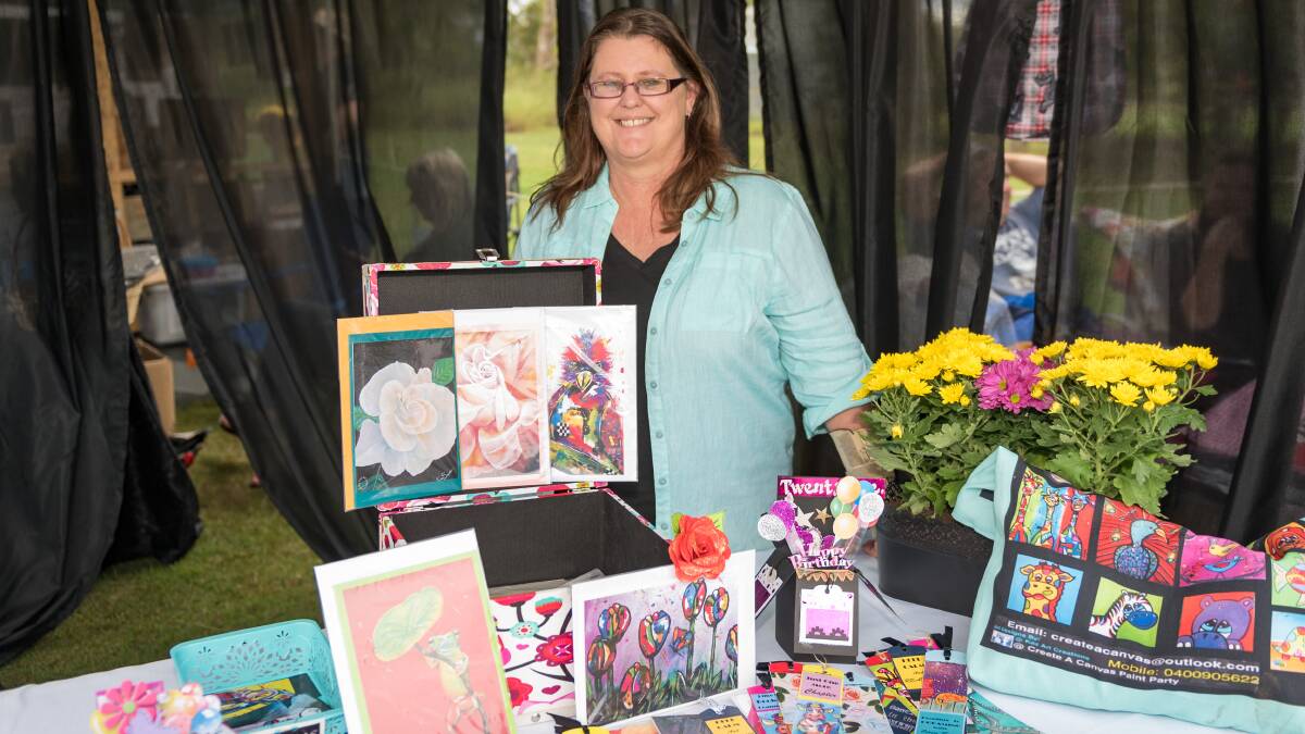 ART ON SHOW: Flagstone artisan Karen Scott will feature at the suburb's upcoming markets. Photo: Supplied