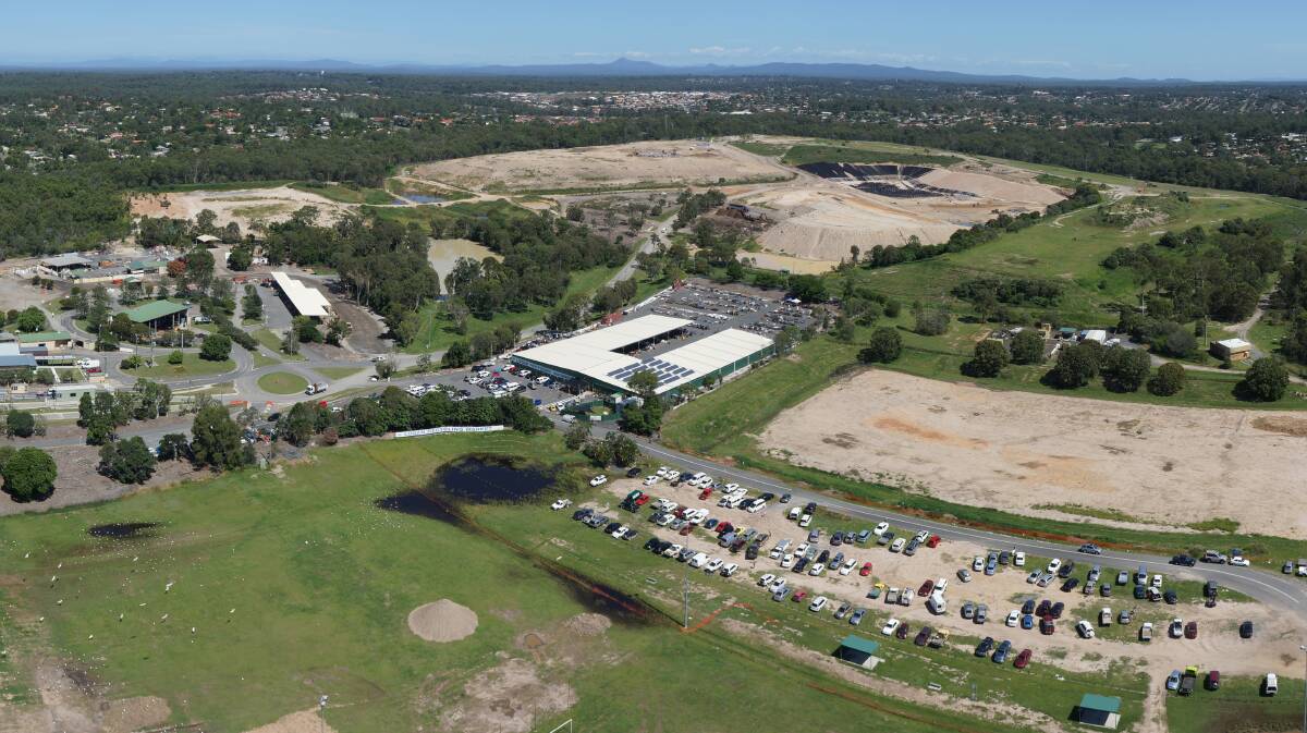 NOTHING FROM NSW: Logan City Council's Browns Plains Waste and Recycling Facility. Photo: Supplied