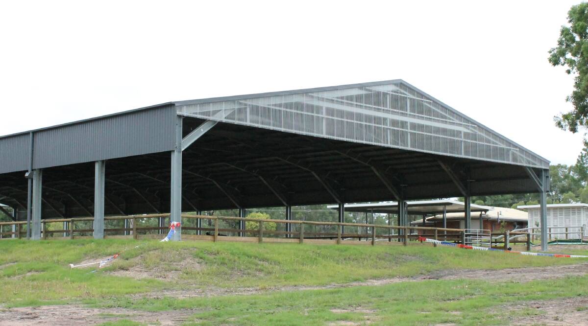 LOGAN FIRST: New undercover equestrian arena at Jimboomba Park. Photo: Supplied