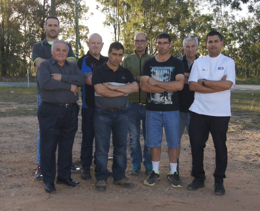 MEETING: The group established to sort out the issue of the service road off the Mount Lindesay Highway at North Maclean started with an emotive and decisive meeting. Photo: Georgina Bayly