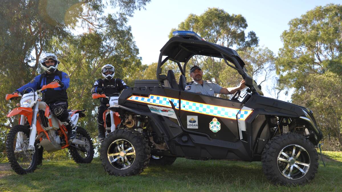OFF-ROAD ACTION: A new Logan City Council-funded ATV will assist police in monitoring local off-road activity. Photo: Supplied