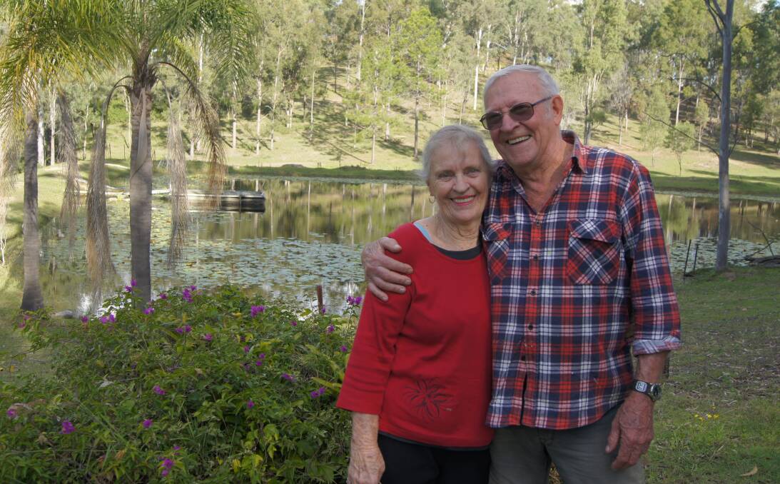 ANNIVERSARY: Wendy and Jim Moore are celebrating 60 years of marriage this week. Photo: Georgina Bayly.