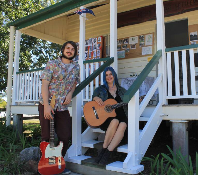 VILLAGE ROCKS: Guitarist Nimai Williams and lead singer Sally Williams Schloegl from Neem have played at the Logan Village Music and Heritage Festival in previous years.