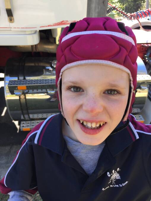 FUNDRAISER: Eleven-year-old Jorge Welch is a happy, vibrant boy who loves anything to do with trucks. Photo: Supplied